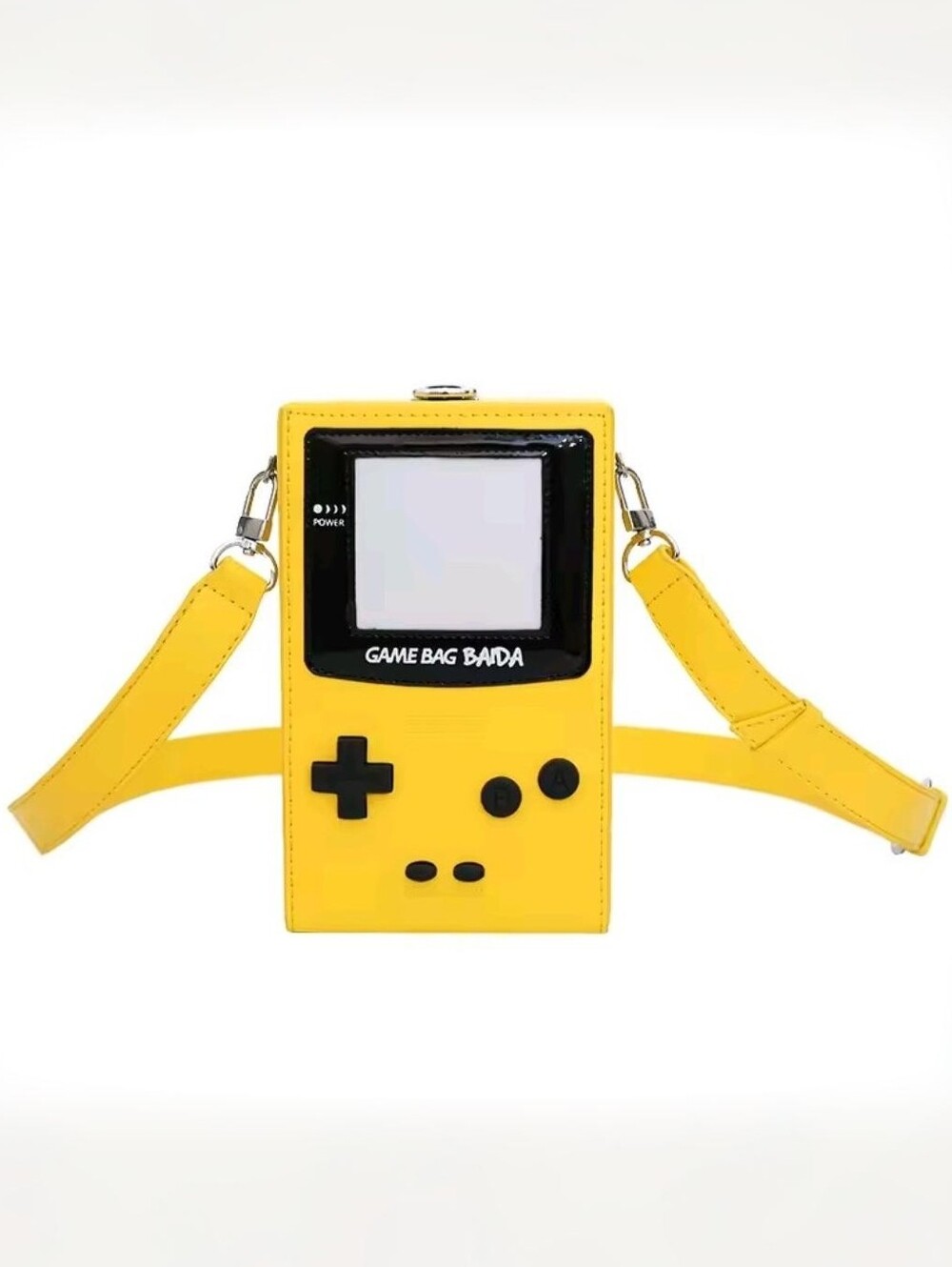 Pikachu Yellow Retro Handheld Game Boy Crossbody Bag